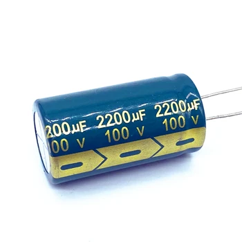 1 бр./lot 100 До 2200 icf алуминиеви електролитни кондензатори Размер 22*40 2200 icf 20%