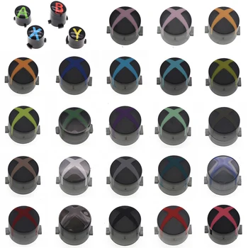 1 Бр. За Xbox Серия X Комплект бутони ABXY за Xbox Серия S Безжичен геймпад контролер Резервни аксесоари за ключове на храна