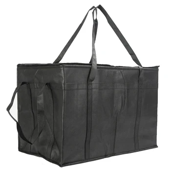 1 бр., изолирано чанта за доставка хранене/пица, изолирани хранителни торби за многократна употреба за пазаруване, изолирани чанти-хладилници