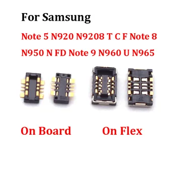 10 бр. За Samsung Note 5 N920 N9208 T C F Note 8 N950 N FD Note 9 N960 U N965 Вътрешен Скоба конектор батерия спк стартира строителни Върху дънната платка