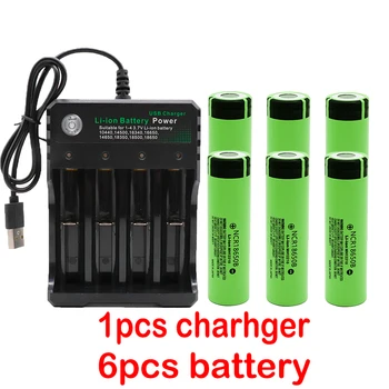 100% Nieuwe Originele NCR18650B 3.7 V 3400 Mah 18650 Lithium Oplaadbare Batterij Voor Zaklamp Batterijen En Usb Charger