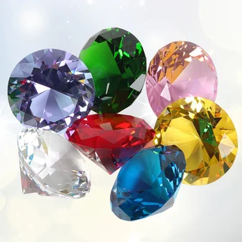 100 бр. Цветни мини-вази с диаманти, Накити за цветя, Аксесоари за игра на масата