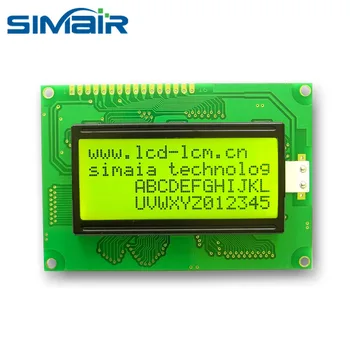 1604A LCD 5V Синьо/Жълто-зелен Екран 16Pin 16*4 16x4 Матричен знаков LCD дисплей 1604 С led подсветка