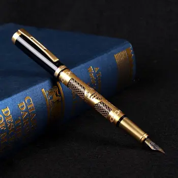 1бр Канцеларски материали, канцеларски материали, ученически принадлежности луксозна каллиграфическая писалка писалка чернильная дръжка caneta stylo метална дръжка