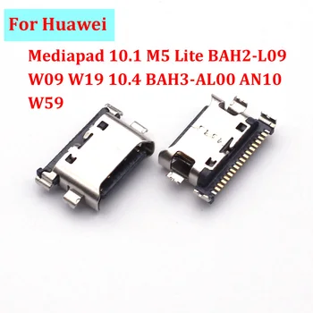 2-10 бр. Конектор За Зареждане на USB Зарядно устройство за Докинг Порт Конектор За Huawei Mediapad 10,1 M5 Lite BAH2-L09 W09 W19 10,4 BAH3-AL00 AN10 W59