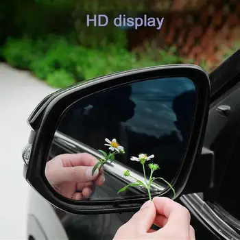 2 бр. Антирефлексно странично огледало за обратно виждане, стъклена леща, Аксесоар за Tesla Model 3/Y