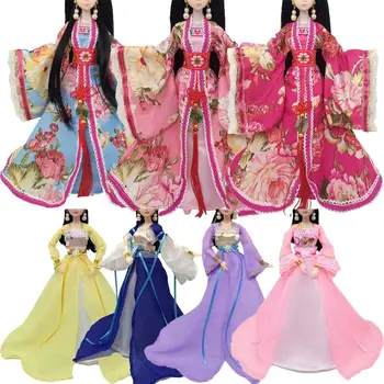 2022 Най-новото Древно рокля Кукла, Китайска Императорска Наложница, Придворен костюм Фея на 30 см, Аксесоари за кукли, Дрехи за момичета на принцеси