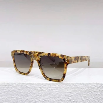2023 Луксозни Модни Vintage Слънчеви очила DG4420, Обикновена Дебели Ацетатные лещи ТАК, Ретро Квадратен Дизайн, Дамски, Мъжки слънчеви Очила A + най-високо Качество