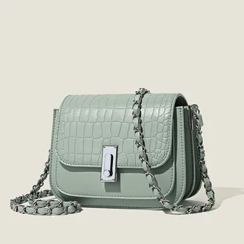 2023 Модерна Дамска чанта, Многосегментная чанта за съхранение, пагон с веригата, чанта-месинджър с едно рамо, Прости чанти за жени