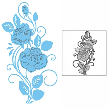 2023 Нови очарователните цветове на Рози, метални режещи форми за scrapbooking, печат, Хартия, Поздравителни картички, изработка на декорации за снимки