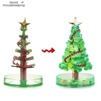 3 Вида Магическа Отглеждане на Коледната елха 14 см, Забавен Коледен подарък играчка 