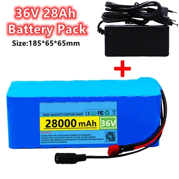 36 В литиево-йонна батерия, 37 В 28Ah 1000 W 10S3P литиево-йонни батерии за 42 В электровелосипеда, скутер с BMS + зарядно устройство