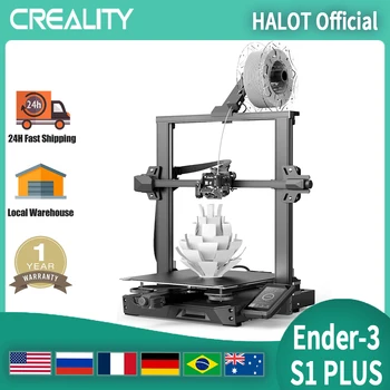 3D принтер Creality Emilov-3 S1 Plus с Экструдером Спрайт една седалка, всички метални CR Touch с Автоматично нивелиране 32 Бита Безшумен 300*300*300 мм 3D принтер