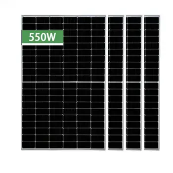 550 W, соларен панел, моноэлементы, слънчеви фотоволтаични панели, Слънчеви плочи, PERC PV Модул, Слънчеви панели