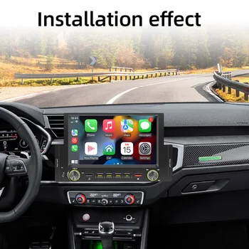 6,2-Инчов Мултимедиен плеър, съвместим с Bluetooth, 5.1 1DIN Кола FM-радиоплеер, Автоаксесоари за Android AUTO/Apple CarPlay