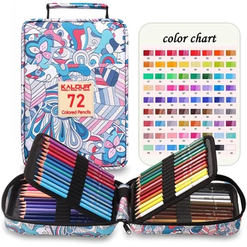 72 Цветове, Цветни Моливи, Маслени Пастели, Моливи за рисуване, Цветни Моливи За студенти, Учебни материали за художници С чанта за носене
