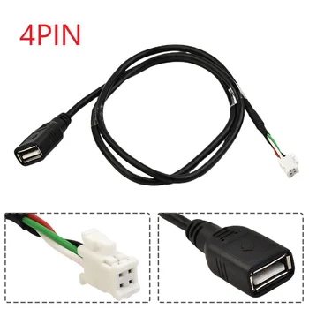 75 См 4pin Конектор USB удължителен кабел Адаптер За Android Автомобилни Стерео Радио, USB Кабел, USB Адаптер с Високо Качество