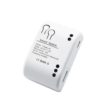 ABGZ-Sasha Smart Switch 1-канален WiFi релеен Врата прекъсвач за постоянен ток, Променлив ток, 7-32 В Двигател на преминаването на завесата, самостоятелно блокиране
