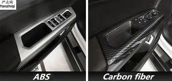 ABS 4 бр./лот, стъклен подвижен ключ, декоративна рамка, клавиатура за прозореца на колата стикер за автомобил с пайети за 2017 2018 г. Volkswagen VW Atlas