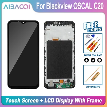 AiBaoQi 100% Оригинален LCD дисплей Blackview OSCAL С20 + дигитайзер с докосване на екрана в събирането + инструменти