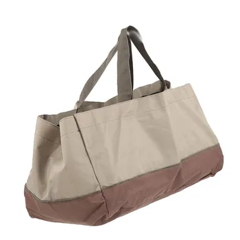Bag-държач за дървени трупи, чанта за превоз на дърва за огрев и устойчив на спукване за помещения и на улицата