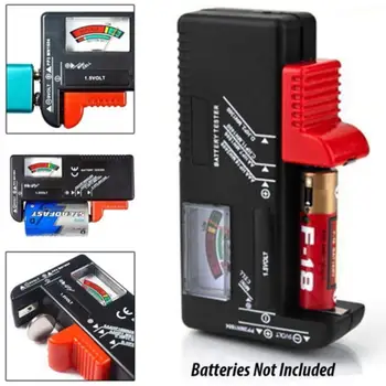 BT168 Дигитален Тестер за Батерии Волтметър За проверка на Нивото на мощност на всички батерии от 1,5 и 9 Бутон В Няколко Размера Измерване на напрежение Инструменти BT168D
