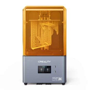 Creality HALOT-MAGE Pro 3D принтер, LCD принтер от UV-фотоотверждаемой смола с резолюция 8K с две ръководството на ос Z 8.97x5.03x9.05in