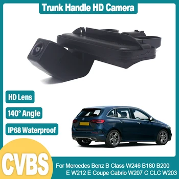 CVBS HD 1080P Камера за Задно виждане С Дръжка на Багажника За Mercedes Benz B Class W246 B180 B200 E W212 E Coupe Cabrio W207 C CLC W203