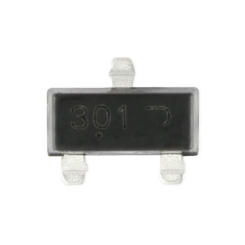 FDV301N SOT-23 N-канален полеви транзистор на SMD MOSFET 25 В/220 ma
