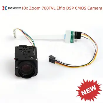 Foxeer 10-кратно увеличение 700TVL Effio DSP CMOS Камера PWM Контролирате За въздушна FPV БЛА