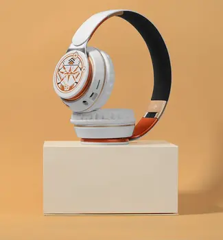 Honkai Impact 3 Elysia Тема слушалки Безжична Bluetooth слушалка за аниме игри, Удобна Сгъваема детска слушалки, подарък за феновете на Cosplay