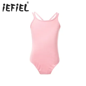 IEFiEL/Детско балетное рокля за танцьорки за момичета, дрехи за балет танци, Гимнастически трика, рокля-пакет за изпълнения на сцената, дрехи