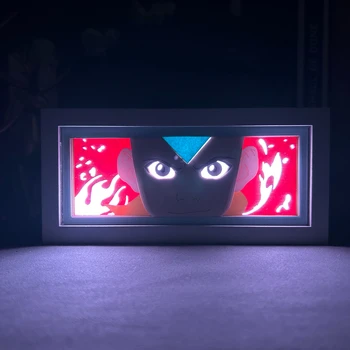 Led Осветление Фигурки Аватар Аанга в Кутия на Хладно Осветление за Украса на Една етажерка лека нощ Аниме Avatar Последния Магьосник Въздух