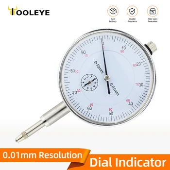 Led с циферблат 0-10 мм, индикатор за точния часови тип, индикатор диаметър на циферблата, индикатори за Кмет, Измервателни инструменти, Компаратор