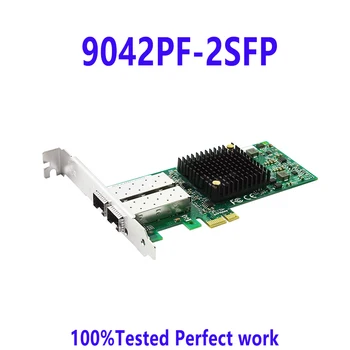 LR-LINK 9042PF-2SFP PC Компютърна мрежова карта PCI-Express ethernet с два порта 100 mbps оптичен мрежови адаптер Intel 82580nic