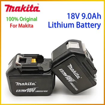 Makita 18V 9000mAh Акумулаторна Батерия 18650 Литиево-йонна Елемент Подходящ За Електроинструменти Makita BL1860 BL1830 LXT400 СЪС зарядно устройство