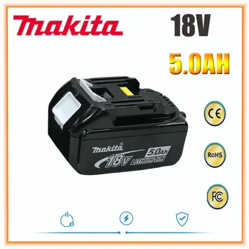 Makita Original 18V 5.0 AH 6.0 AH Акумулаторна батерия за електрически инструменти LED Lithium Ion Replacement LXT BL1860B BL1860 BL1850