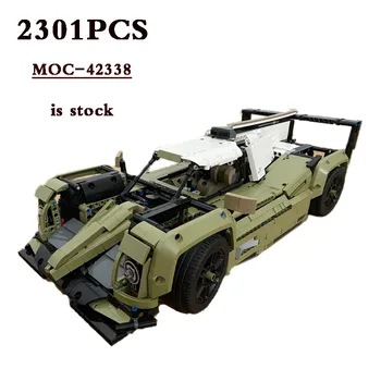 MOC-42110-LMP Racing е Съвместима с MOC-42338 Formula Racer 2304 бр. Събрани Градивен елемент Играчка Модел САМ Детски подарък