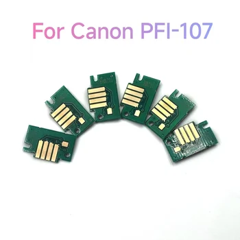 PFI-107 Постоянен Чип за Canon IPF670 IPF680 IPF685 IPF770 IPF780 IPF785 Касета с Мастило за принтер PFI 107 Чипове