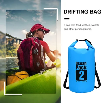 PVC Водоустойчив Суха чанта За Плаване с Каяк Кану-каяк Разходка с лодка на Дрейф Плаващ Пакет за съхранение