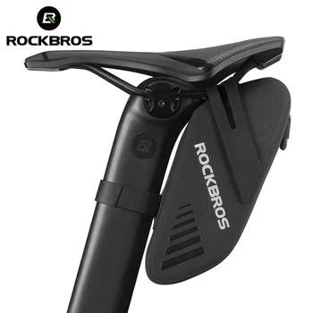 Rockbros, официалната седельная чанта с Капацитет 0,6 литра, Водоустойчив мотор задната част на чанта, може да се мотае, задните светлини, аксесоари за планински велосипед AS-078
