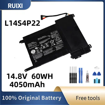 RUIXI Оригинална батерия за лаптоп L14S4P22 L14M4P23, батерия за IdeaPad Y700, IdeaPad Y700 Touch, Гумичка Y700, Гумичка Y700 + Безплатни инструменти
