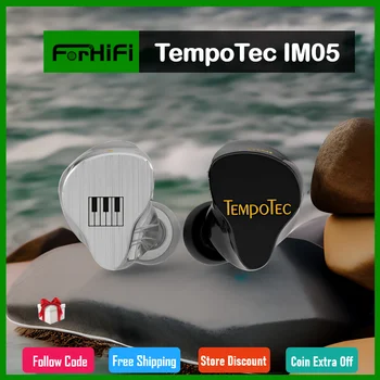 TempoTec IM05 1DD + 4BA Опънат Хибридни ушите Монитори Hi-Fi Слушалки с 2Pin 0,78 Сменяем кабел с 3,5 мм Performer 8
