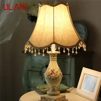 ULANI Nordic LED Настолна лампа Креативна настолна лампа от смола с потъмняване, Нощна лампа в корейския пасторальном стил, декорация за дома, хол, спалня