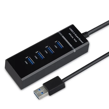 USB 3.0 7 пристанища Hub Ивица на Дължина на кабел-адаптер 30 см за десктоп Клавиатура за лаптоп Мишка 2 TB Мобилен твърд диск