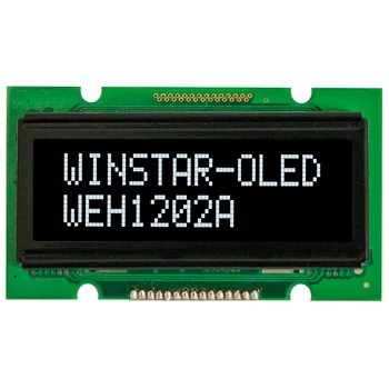 WEH001202ALPP5N00100 Wistar WS0010-TX 6800 8080 SPI 12*2 1,6-- инчов знаков 1202 12x2 COB OLED-дисплей WEH001202A