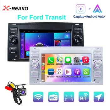 X-REAKO 2 + 64G 2 Din Android 12 Авторадио Стерео GPS WIFI Радиото в автомобила на Мултимедия За Ford Focus 2 Mondeo S C Max, Kuga, Fiesta, Fusion