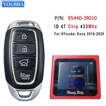 YOUBBA PN: 95440-J9010 4B FSK434 433 Mhz бесключевой смарт ключ 47 с чип FCC ID: TQ8-FOB-4F18 за Hyundai Кона 2018 2019 2020