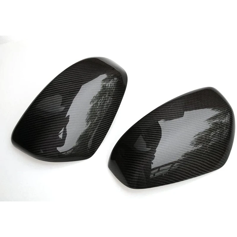 1 Чифт, капак, огледала за обратно виждане, изработени от въглеродни влакна, покриване на страничните огледала за задно виждане за Nissan 370Z Z34 2009-2019