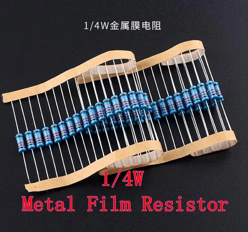 (100 бр.) метален филмът резистор 330 Ома 1/4 W 330R 330 Ома 0,25 W 1% ROHS